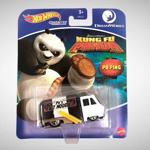 Hot Wheels Character Cars DreamWorks Kung Fu Panda & Shrek Lot of 2! - Picture 4 of 5